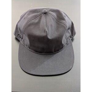 Pukka Hats Premium Black 5 Panel Snapback Hat Skater Baseball OSFM Blank